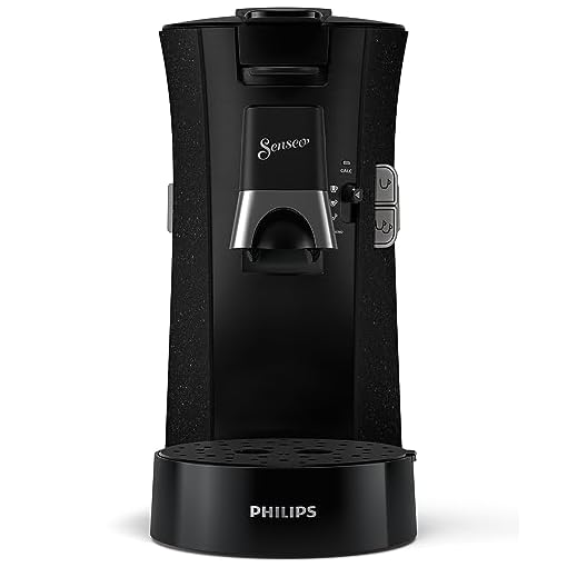 Philips Domestic Appliances Senseo Select ECO CSA240/20 Kaffeepadmaschine - Kaffeestärkewahl Plus Memo-Funktion aus recyceltem Plastik schwarz/gesprenkelt – Bild 3
