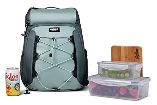 Igloo Gray Snapdown 18 Can Softside Backpack #TOP3