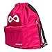 Nfinity Drawstring Backpack – Large Capacity Gym Backpack, Multi-Compartment Cinch Bag with Adjustable Straps & 2 Pockets