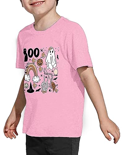 Toddler Boys Girls Halloween T Shirt Halloween Boo Shirt Pumpkin Shirts Cute Retro Tee Tops4