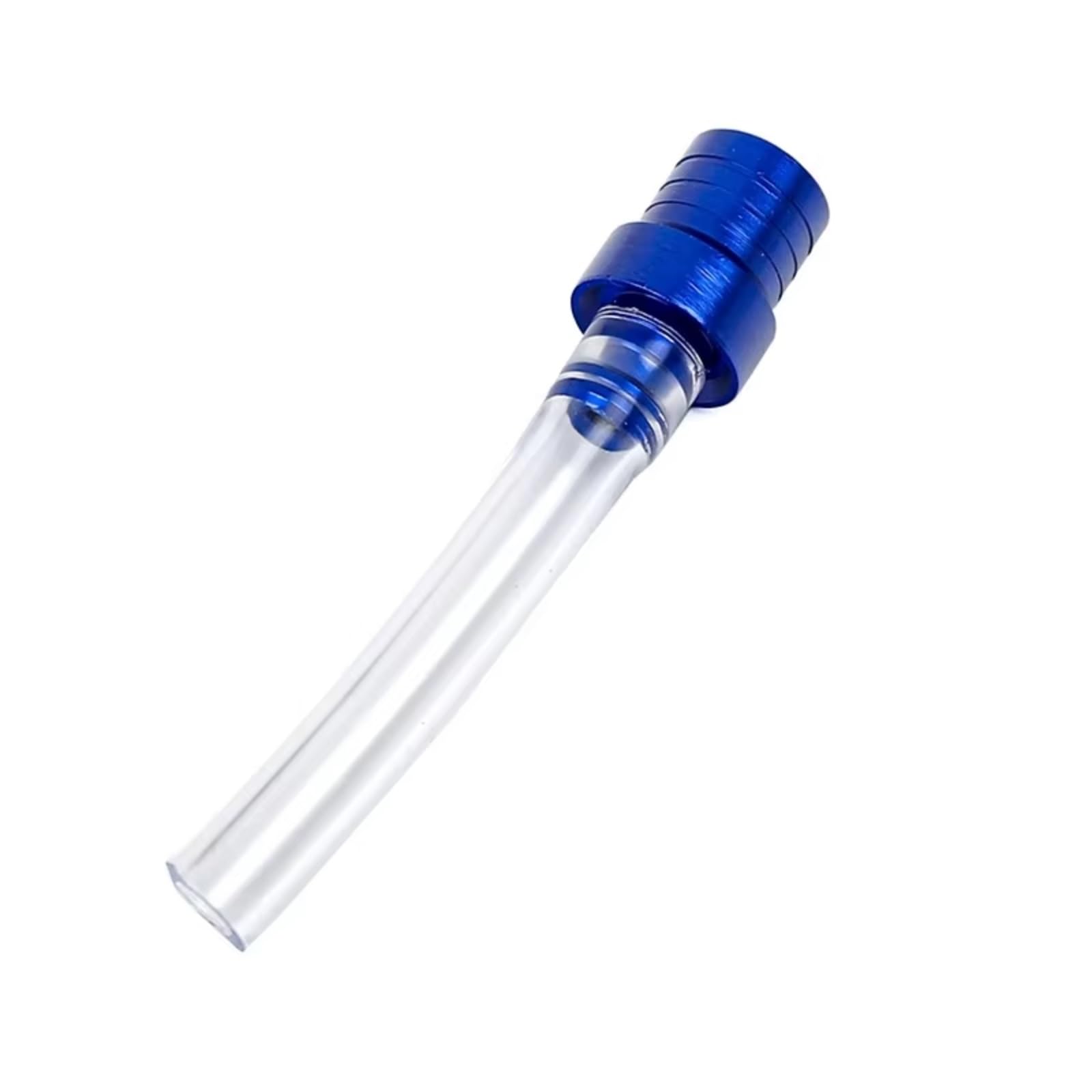 Motorcycle Gas Fuel Cap Single Way Valves Vent Breather Hoses Tubes for Motocross ATV Quad Dirt Pit Bike Tank Pipe Motorcycle Fuel Tank Tap(Blue-T)