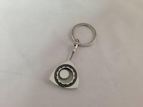 Rotor Keychain Rotary Keyring Compatible with Mazda RX-7 RX7