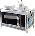 Scaffale da cucina in acciaio inossidabile Scaffale per microonde a 3 strati Scaffale per forno a 2 strati Scaffale a uno strato Scaffale a 1 strato Scaffale sotto il ripiano (Color : White) Every