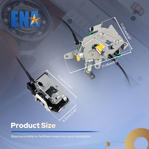 ENA Door Lock Latch Actuator with Cable Assembly Rear Left Driver Side Upper and Lower Compatible with Ford F250 F350 F450 F550 Super Duty 1997-2007 Replacement for 3C3Z28264A01AA 4C3Z28264A01AA by ENA - Used condition - Image 8