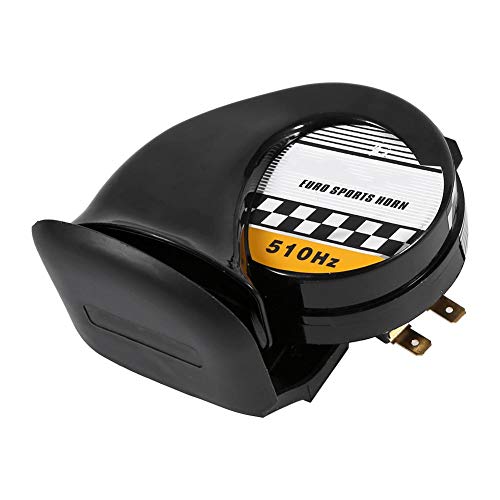 Klaxon Moto Escargot Puissant 115DB 510Hz 12v Sirène Corne Haut-Parleur Forte Imperméable pour Auto Voiture Scooter