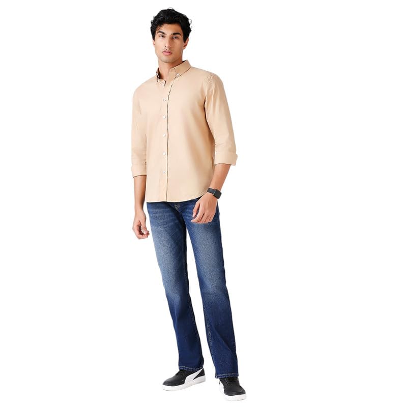 Image of MARK & ALBERT Men's Cotton Formal Shirt