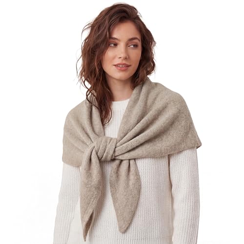 SWAT PANY Pashmina Shawl Wraps for Women Knitted Triangle Cape Cashmere Shoulder Top for Fall Winter Fashion Accessory