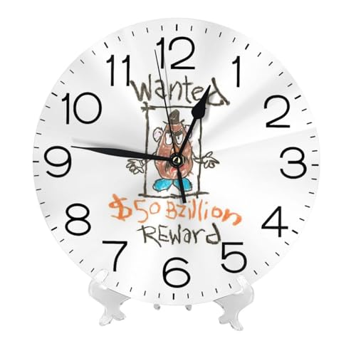 掛け時計 トイストーリー ポテトヘッド 北欧 壁掛け時計 静音 自宅 寝室 部屋飾り 贈り物 インテリア 大数字 直径25cm 非電波 アニメ グッズ キャラクター かわいい プレゼント