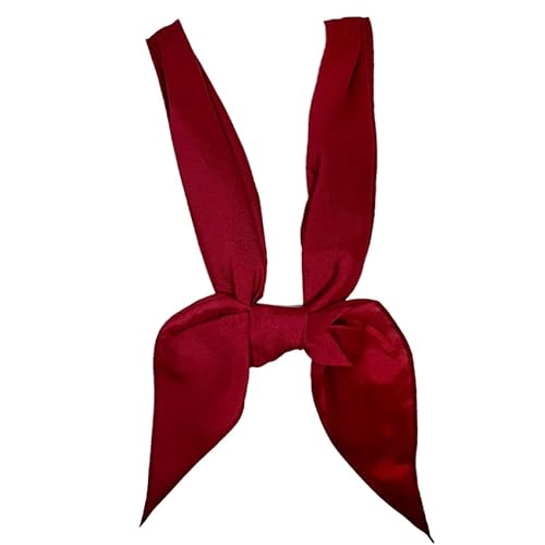 [ハネクトーン] スクールリボン 1073 結びセーラータイ スカーフ スナップ式 エンジ(52)