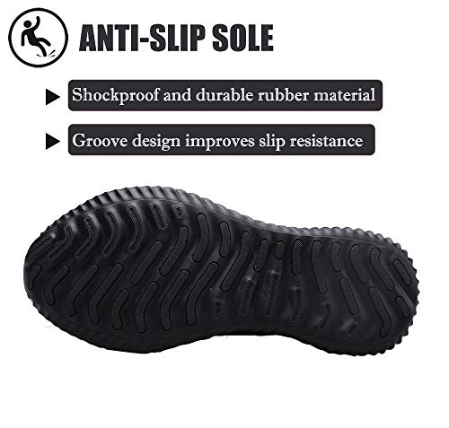 Veiligheidsschoenen Heren Dames Lichtgewicht Stalen Neus Trainers Lekvrije Ademende Werksneakers - Image 5