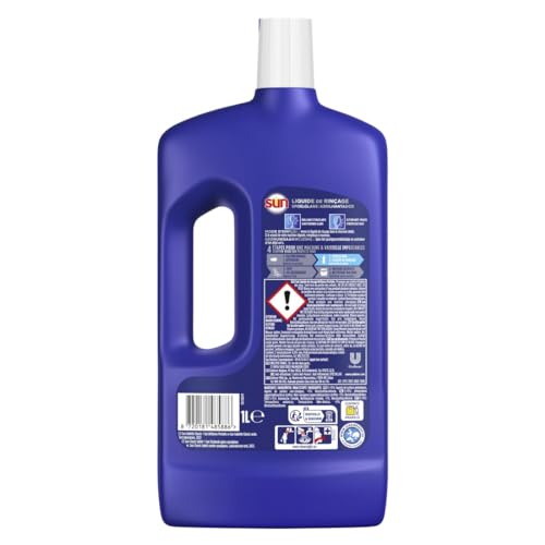 Sun liquide de rinçage lave-vaisselle anti-calcaire et brillance flacon 1L