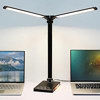iVict Schreibtischlampen für Kinder, Touch-Steuerung, 5 Beleuchtungsmodi, USB-Ladefunktion, automatischer Abschalt-Timer