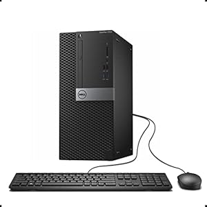 DELL 7050 Mini Tower Desktop Intel i7-7700 UP to 4.20GHz 32GB DDR4 New 1TB NVMe SSD + 2TB HDD USB Wi-Fi BT Dual Monitor Support Wireless Keyboard and Mouse Win10 Pro (Renewed)