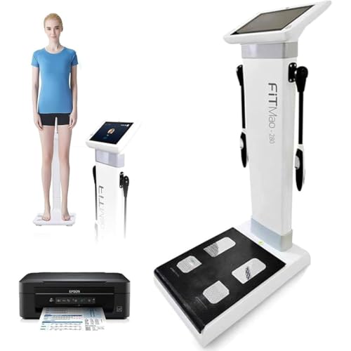 10.1 inch HD Touch Bioimpedance Analysis Machine, Smart Body Composition Health Assessment Body Scanner, Height Body Fat Analyzer, Support Multiple Users