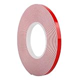 White Double Sided Polyethylene Foam Tape, 33ft x 0.4in x 1mm, Weatherproof Adhesive Tape for Decora