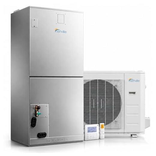 Senville Central Air Conditioning System, Heat Pump, 4 Ton