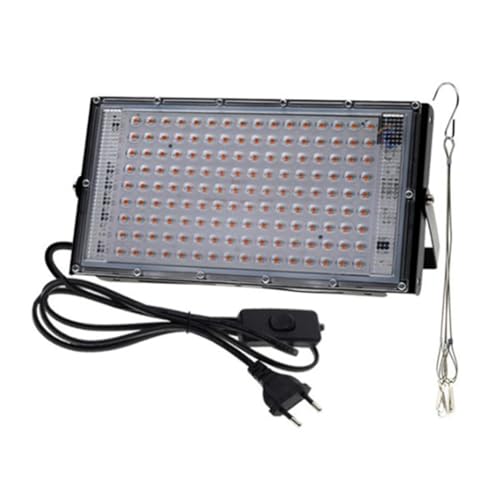 Uxsjakjsd Lámpara LED para Cultivo de Plantas, 500 W, Espectro Completo, Iluminación para Invernadero, Enchufe de la UE