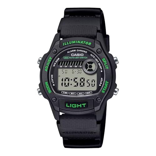 Casio montre homme quartz numérique bracelet nylon noir