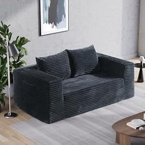 TeQsli Loveseat Sofa, 71″ Foa...