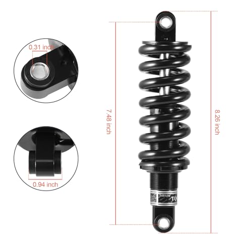 Amortecedor traseiro de mountain bike MTB Almofada de mola de mola para tripas traseiras de biciclet