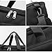 Suruid Sports Gym Duffel Bag with Shoes Compartment and Dry Wet Separated Pocket for Men and Women - Overnight Weekender Training Handbag Yoga Bag - Black