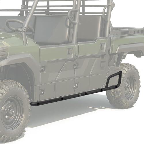 TEBEDI Nerf Bar Compatible with 2015-Up Kawasaki Mule Pro FXT/Ranch