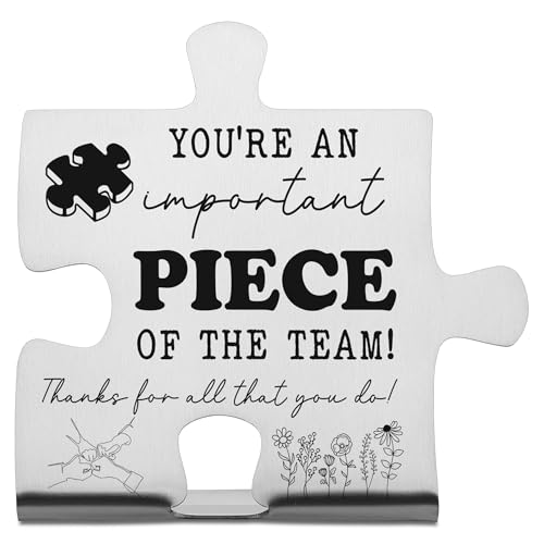 You're an Important Piece of the Team Puzzle Desk Sign,