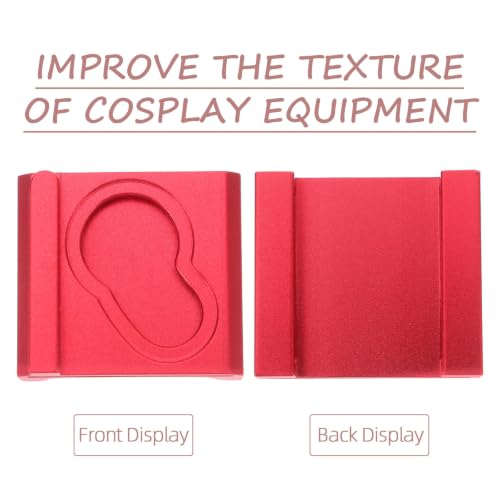 Clip de Metal Rojo para Cinturón de Sable Toyvian Diseñado para Cosplay 3