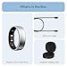 RingConn Gen 2 Smart Ring, No App Subscription, 12-Day Battery Life, Stress/Heart Rate/Women's Health Tracker, Android & iOS Compatible (Silver, Size 13)