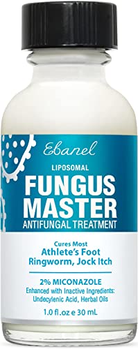 Ebanel Foot Fungus Treatment Extra Strength Athletes Foot Cream With Miconazole, Undecylenic Acid, Herbal Oils, Kills Fungus On Skin That Leads To Nail Fungus, Ringworm Jock Itch, Tinea Versicolor #TOP19