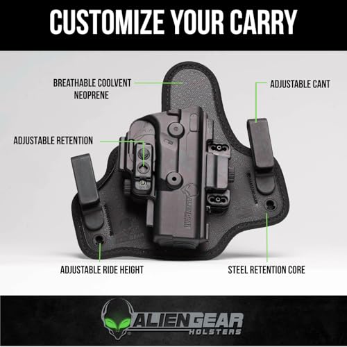 Alien Gear ShapeShift Core Carry Pack for Sig Sauer P320 Compact/Carry 9mm/M18 – Modular IWB and OWB Holster System – Right Hand – Made in USA - Thumbnail 7