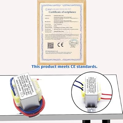 24V/10W AC/AC Power Transformer, Input 120V/60HZ Single-Phase Transformer, Applicable to Stage Lighting, Audio Equipment, Small Power Supply K-030, Rv Emergency Lighting, etc.