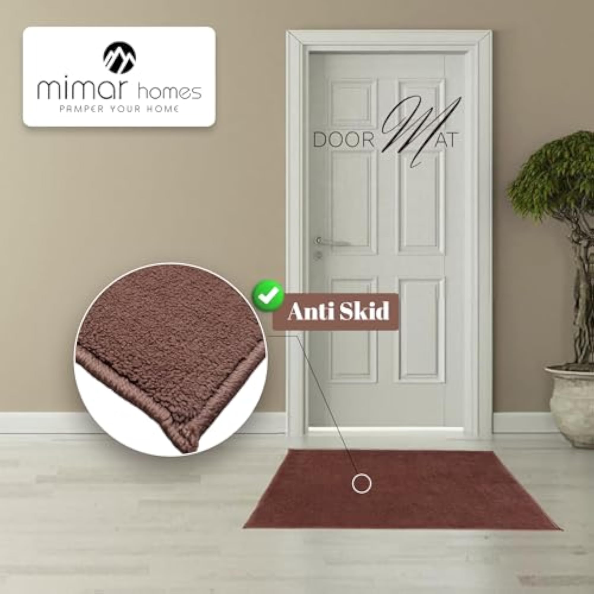 Doormat Suitable for Kitchen, Bedroom and Bathroom