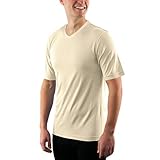 Woolx Ashton - Men's Merino Wool T-Shirt - V Neck Athletic Shirt - Wicks Away Moisture