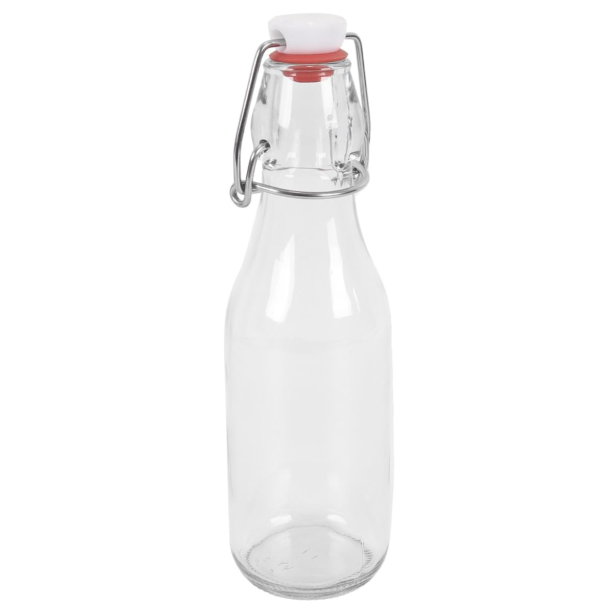 Bottiglie per conserve con tappo a clip Bottiglie in vetro trasparente con tappi ermetici Birra, condimenti, bevande, olio, aceto