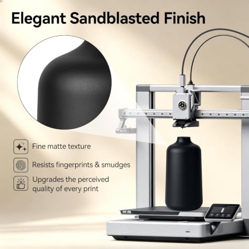 Image of Kingroon Matte PLA Filament 1.75mm 3D Printer Filament Matte Filament 1kg Dimensional Accuracy + /- 0.02 mm (Matte Black)