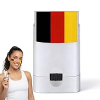 ZAKTUS Schminkstift Fanartikel Deutschland Schminke für Fußball, Fußball Weltmeisterschaft 2026, als Deko, Dekoration, Partydeko (Schwarz, Rot, Gelb)