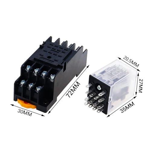 Relé electromagnético indicador LED verde para control visual instantáneo 3