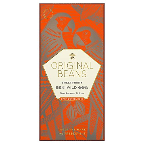 Original Beans - BIO Beni Wild 66% Schokolade - 70g Tafel / CH-BIO-006 - Noten von Blumenhonig, Aprikosen und Jasmintee… – Bild 3