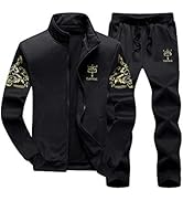 Lavnis Men's 2 Pieces Tracksuits Running Jogging Sports Suits Athletic Long Sleeve Sweatsuit