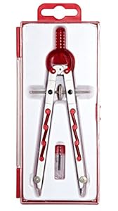 ALCO-Albert 1356-12 Geometriezirkel mit Zahnradführung