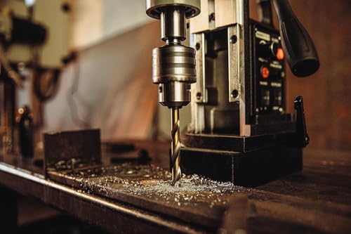 Foto von WABROTECH® WT23REWG Magnetbohrmaschine 50 mm - Magnet Kernbohrgerät 580 U/min - Magnethaltekraft 13000N - Tragbar Magnetbohreinheit M3-M16 für Metallbearbeitung - Kernbohrmaschine 1880W - Magnetbohrer