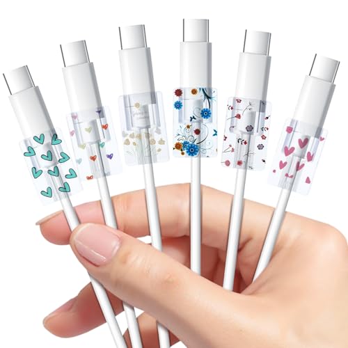 Vin Beauty flower and heart cord protectors