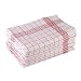Produktbild Sterzbachs 10er Set Geschirrtücher mit Aufhänger, Küchentücher aus 100% Baumwolle - Küche & Gastronomie - Größe 50x70 cm, Rot kariert - Fusselfrei und 95°C Maschinen waschbar