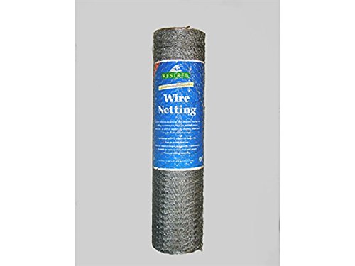 Non Branded Bradfords Galvanised Wire Netting 10Mtr X 600Mm 25Mm X 20G