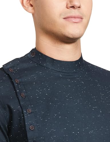 Image of Manthan Cotton Solid Kurta for Men