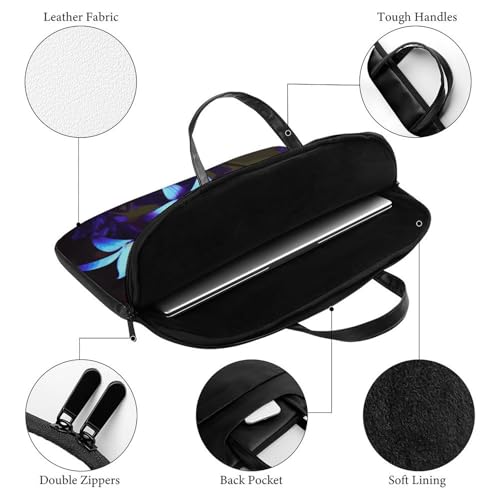 Bolso Para Laptop 17 Pulgadas Impermeable Azul Morado miniatura 4