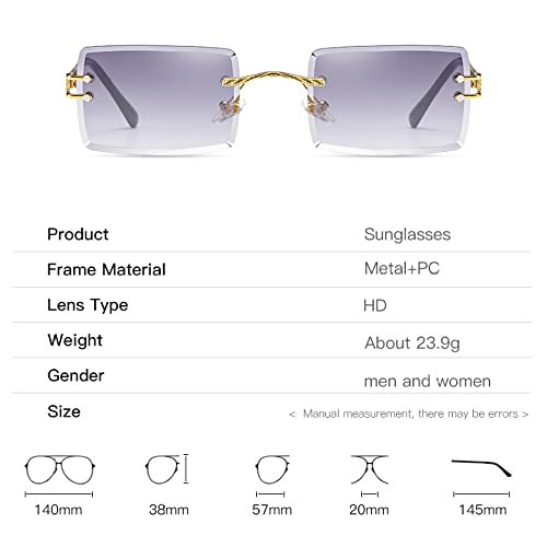 Lunettes ultralégères UV400 rectangulaires confort optique total - 2