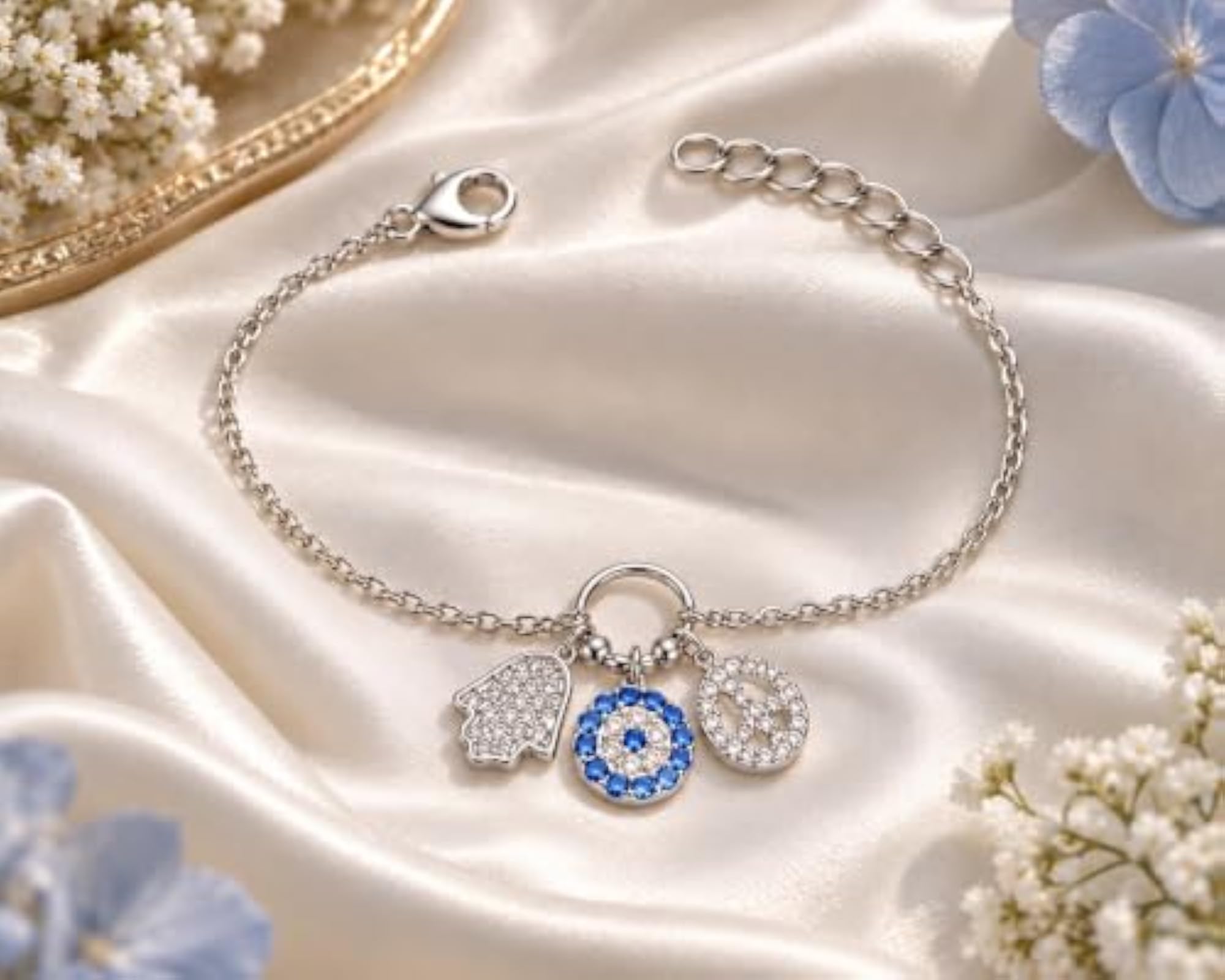 Keepsakes Protection Charms Bracelet, Meaningful Gift