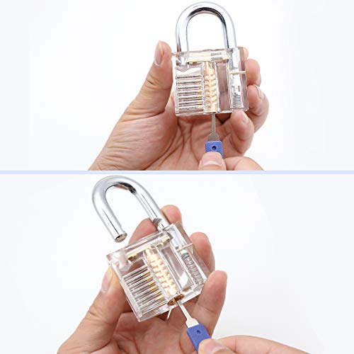 Professional Practice Tool Lockset, Set with 3 Locks 17 pcs Tools - Thumbnail 4